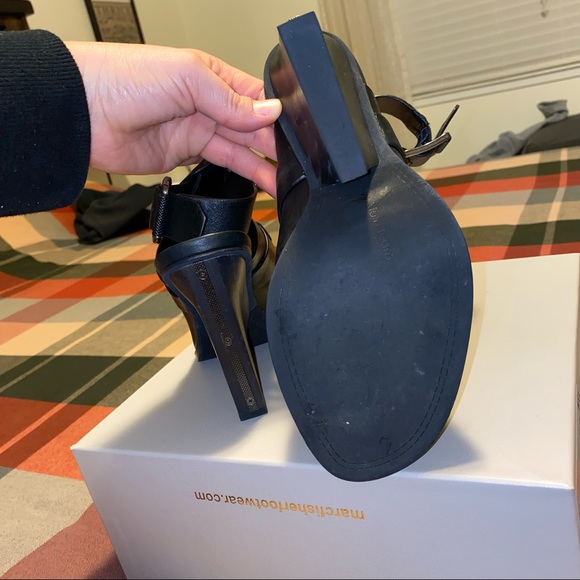 Calvin Klein Wood block heel Wedges - Picture 6 of 7